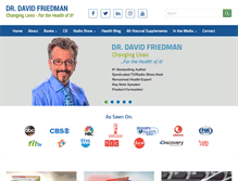 Tablet Screenshot of doctordavidfriedman.com